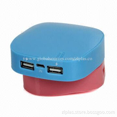 Power Bank with 6,600mAh Capacity, Dual-USB Output, High-conversion Efficiency